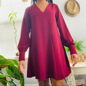 A New Day - Burgundy Dress
